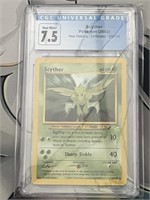 Pokemon Scyther Neo Destiny CGC 7.5