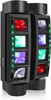$70  U`King Spider Head Light 8x10W RGB LEDs