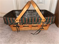 Rectangular LONGABERGER Basket with Handles with