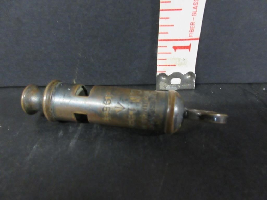 VINTAGE BRASS CN RAILROAD WHISTLE