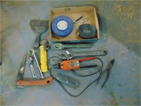 Tape Measure/ Electrical Tester/ Adjustable Wrench