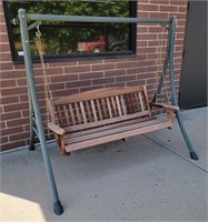 Cedar Porch Swing with Frame