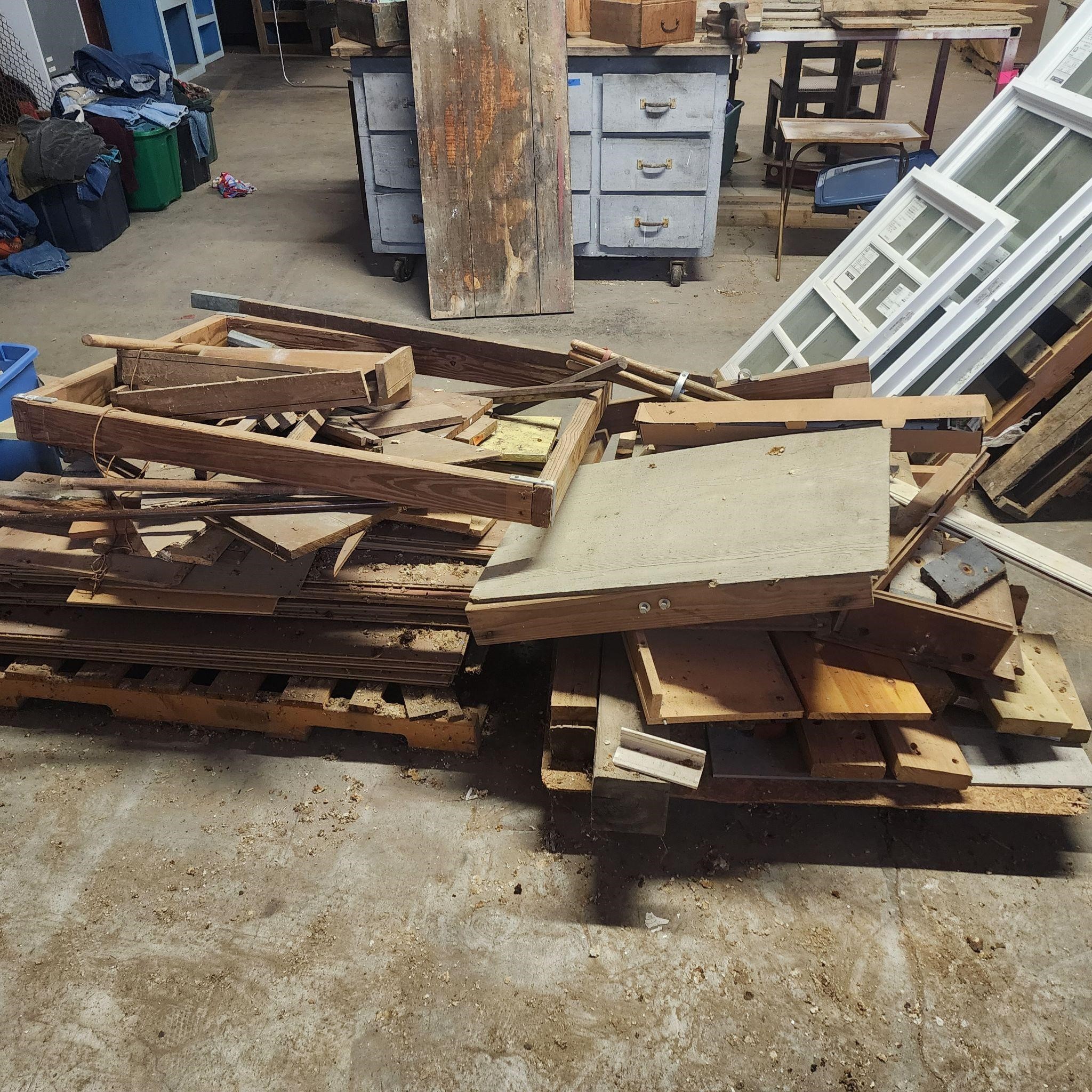 Pile of Scrap wood