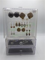 Acrylic Jewelry Box & Contents