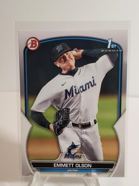 2023 Bowman Draft 1st Bowman Emmett Olson