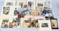 HUGE LOT OF ANTIQUE PICTURES