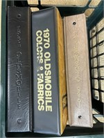 1960s/70s Oldsmobile literature binders are full