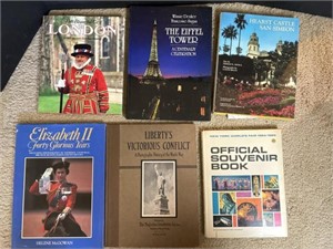 Table top books on the Royals France in New York