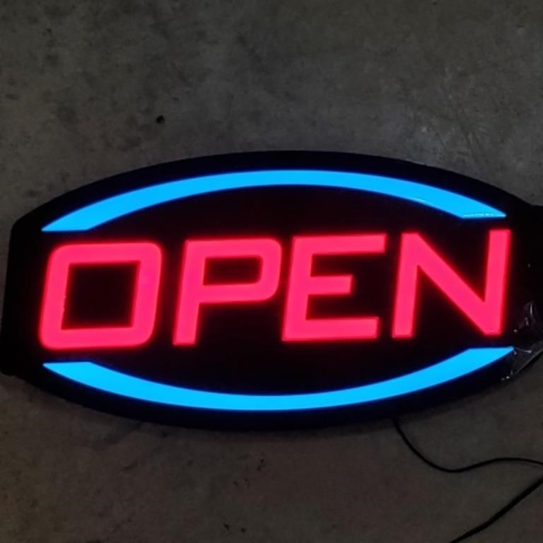 Electronic "OPEN" Sign