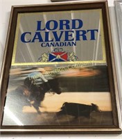 Lord Calvert Canadian Mirror 13” X 18”