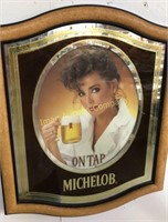 Michelob Beer Mirror 13” X 15”