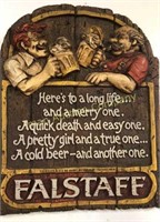 Falstaff Beer Sign 11” X 14”