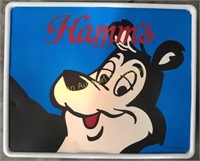 Hamm’s Beer Lighted Sign 17” X 31”