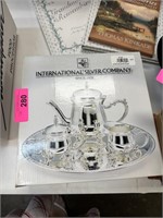 INTL SILVER COMPANY PLATED TEA SET