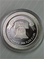 Life Liberty Happiness 1 ounce silver round