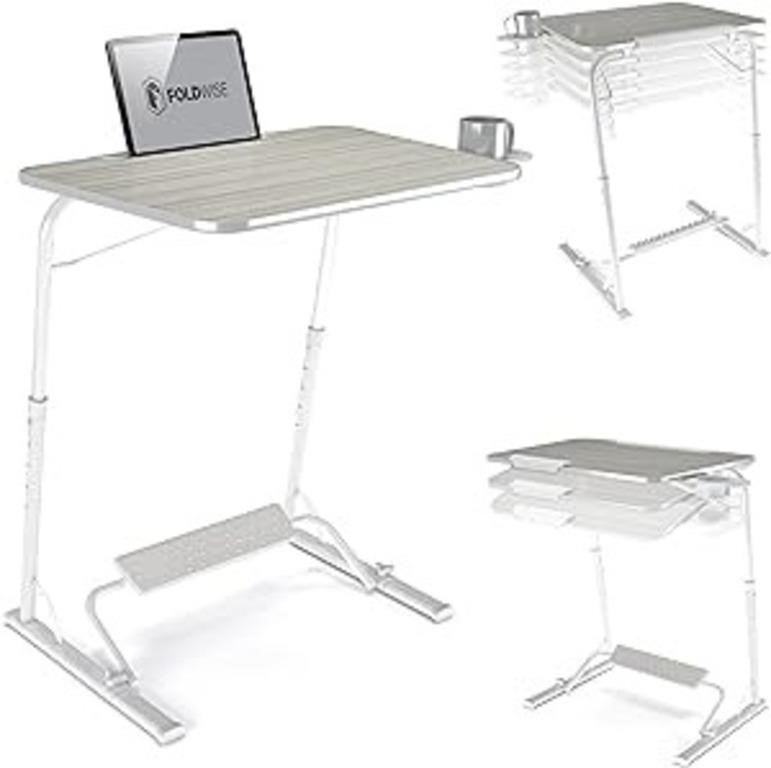 Foldwise Foldable Laptop Table - Wooden Height &