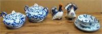 USSR Chicken Salt & Peppers & Misc China