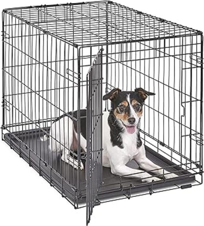 New World Pet Products Folding Metal Dog Crate