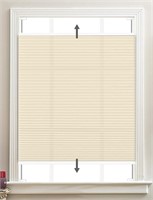 25.2"x60" Ivory Light Filtering Top Down Shade