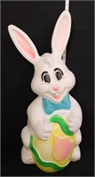 Vintage 26in Easter bunny w/ egg blow mold no cord