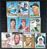 (10) 1967 OPC  BASEBALL CARDS