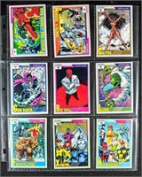 (9) 1991 IMPEL MARVEL SUPER HERO CARDS