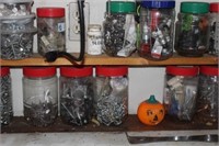 25+ containers of nuts, bolts, screws & more