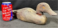 Vintage Hand Carved Wood Decoy Duck