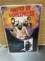 Terror Train Movie poster tin, 8x12, come in