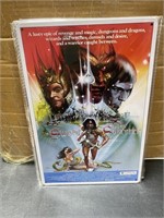 Sword and Sorcerer Movie poster tin, 8x12, come