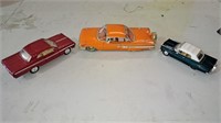 Chevy Impala replicas.  Largest is approximately