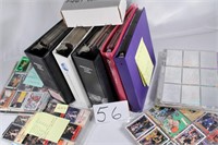 6 Binders of Basketball Sportscards ++