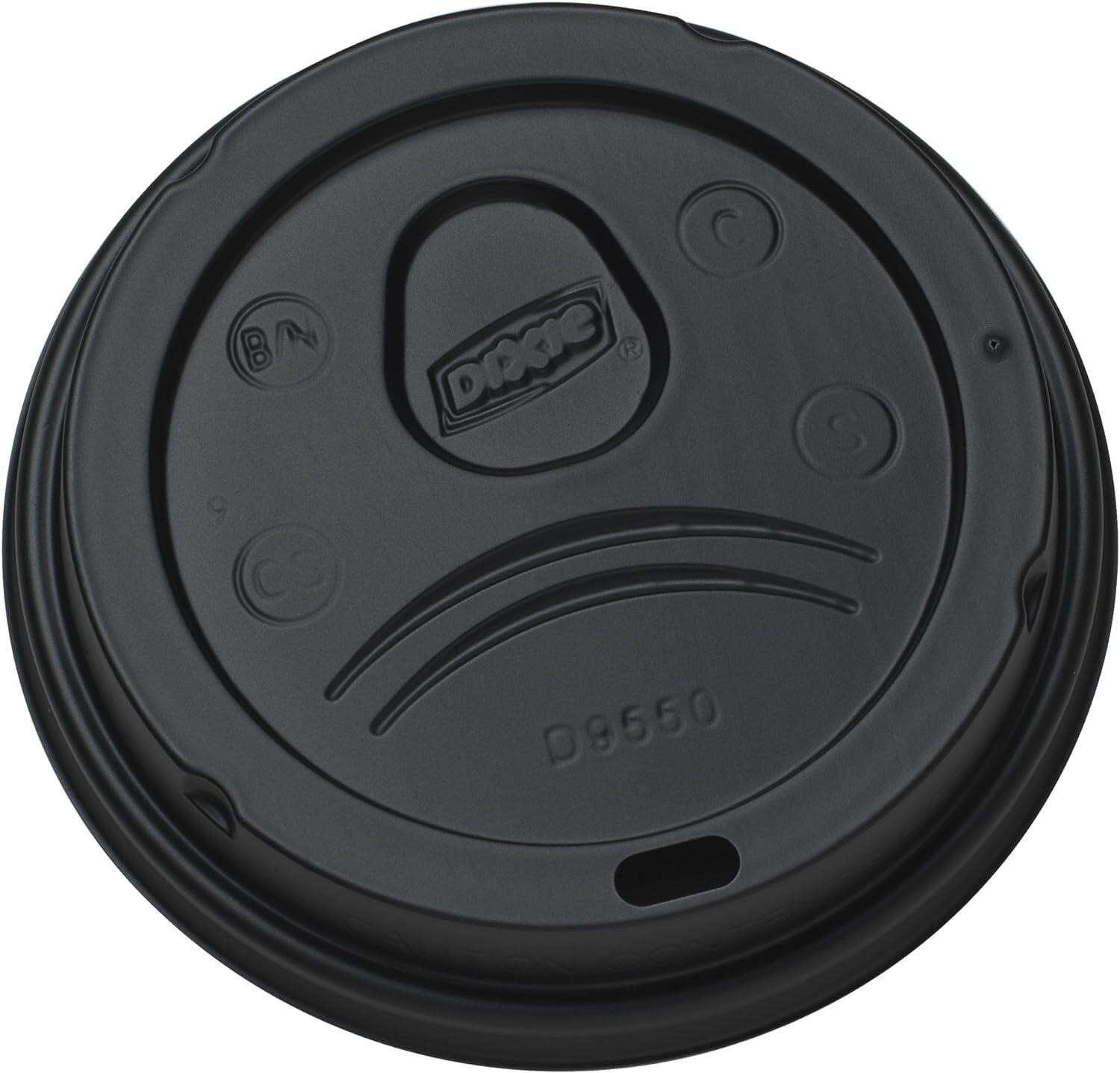 Dixie 20/24 oz Dome Hot Coffee Cup Lid  1000 Count