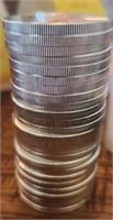 25- 1 oz .999 Silver Coins- Elizabeth II Canada