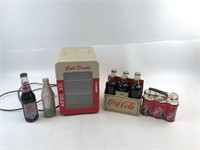 Cold Drinks Mini Fridge, Coke Bottles, Pepsi