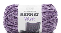 3ct, Bernat Purple  Velvet Yarn