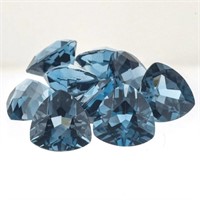 Natural London Blue Topaz Pair [Flawless-VVS]