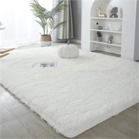 Area Rugs 4'x5'3 Soft Fluffy Carpet