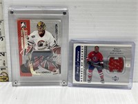 Michael Leighton autographed & Gilbert Perreault