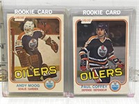 1981 Opeechee Paul Coffey & Andy Moog rookie