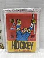 1987 Opeechee hockey card pack