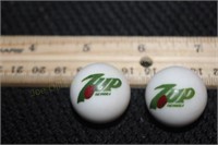 2 7UP Marbles