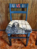Hand painted chair