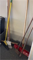 Broom snow shovel and more