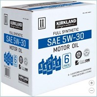 Kirkland Signature Full Synthetic Motor Oil, 6 ct