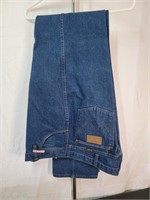 Wrangler 38 x 40 Starched Denim Jeans