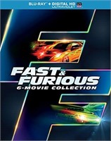 Fast & Furious 6-Movie Collection [Blu-ray] [Impor