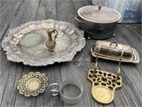 Silverplate and Brass