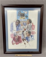 Fifty Years Final Four Patrick Ewing Signed Print