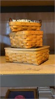 3 Longaberger baskets